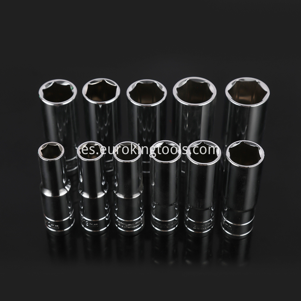 10 piezas de zócalo profundo (1/2 "DR) 10PCS DEEP SOCKET(1/2"DR)